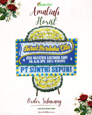 Papan Bunga Duka di Perumnas Rahmah