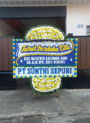 Papan Bunga Duka di Perumnas Rahmah