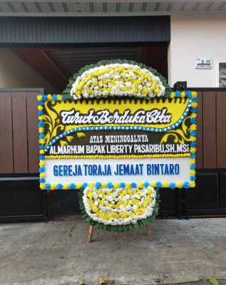 Papan Bunga Duka di Perumnas Rahmah